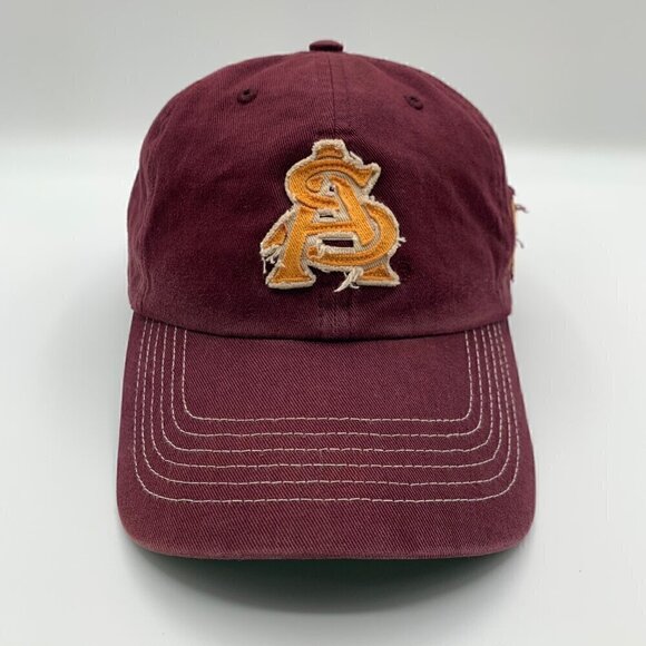 Arizona State Sun Devils NCAA Maroon 47 Brand Relaxed Fit Adjustable Hat - Picture 2 of 6